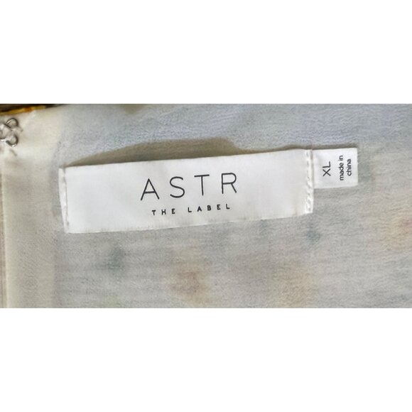 ASTR The Label Yellow Floral Puff Sleeve Midi Dress XL – Cottagecore, Romantic, - Picture 8 of 9